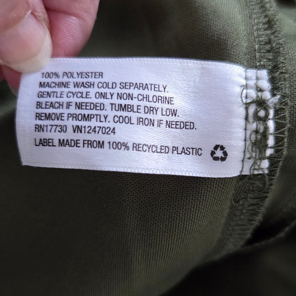 Hunter for Target Olive Green Track Pants Snap Button Side Womens Sz XL Travel‎ - Picture 5 of 8